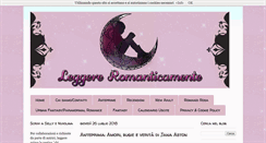 Desktop Screenshot of leggereromanticamente.com