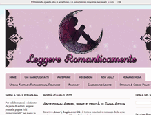 Tablet Screenshot of leggereromanticamente.com